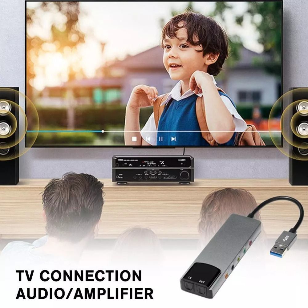 Usb Sound Card External - Nouvelle carte son USB 7.1 5.1