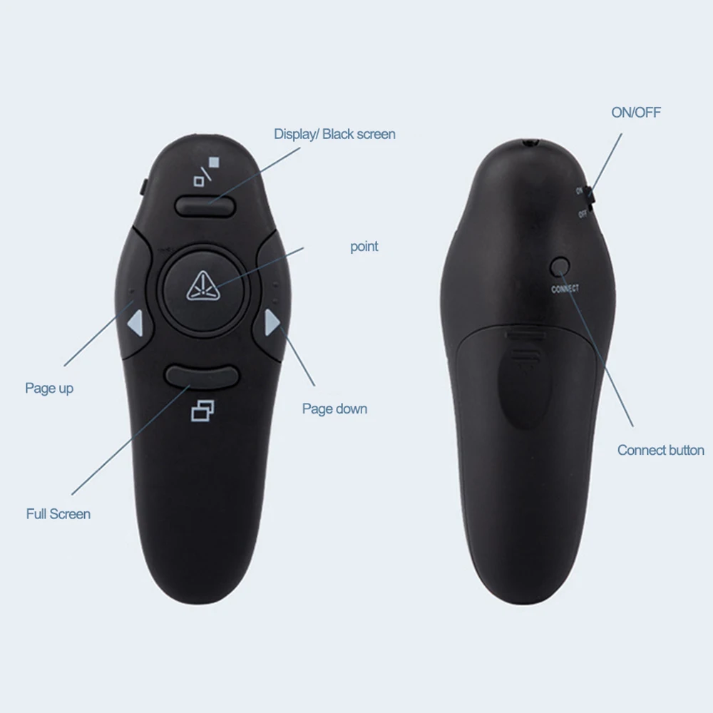 Laser Pointer Presenter - Présentateur USB sans fil 2.4GHz, télécommande
