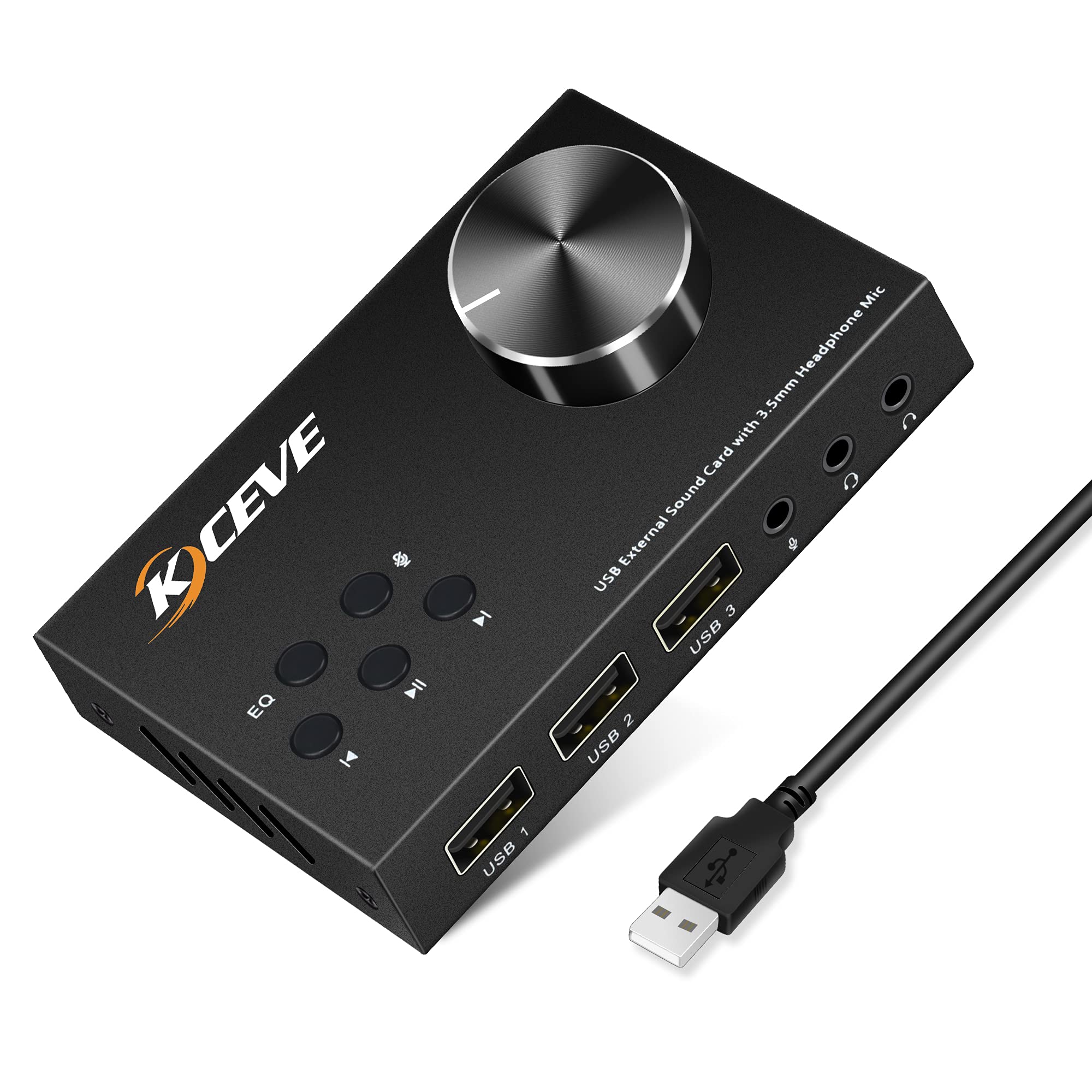 Usb Sound Card External - Carte son externe avec contrôle du