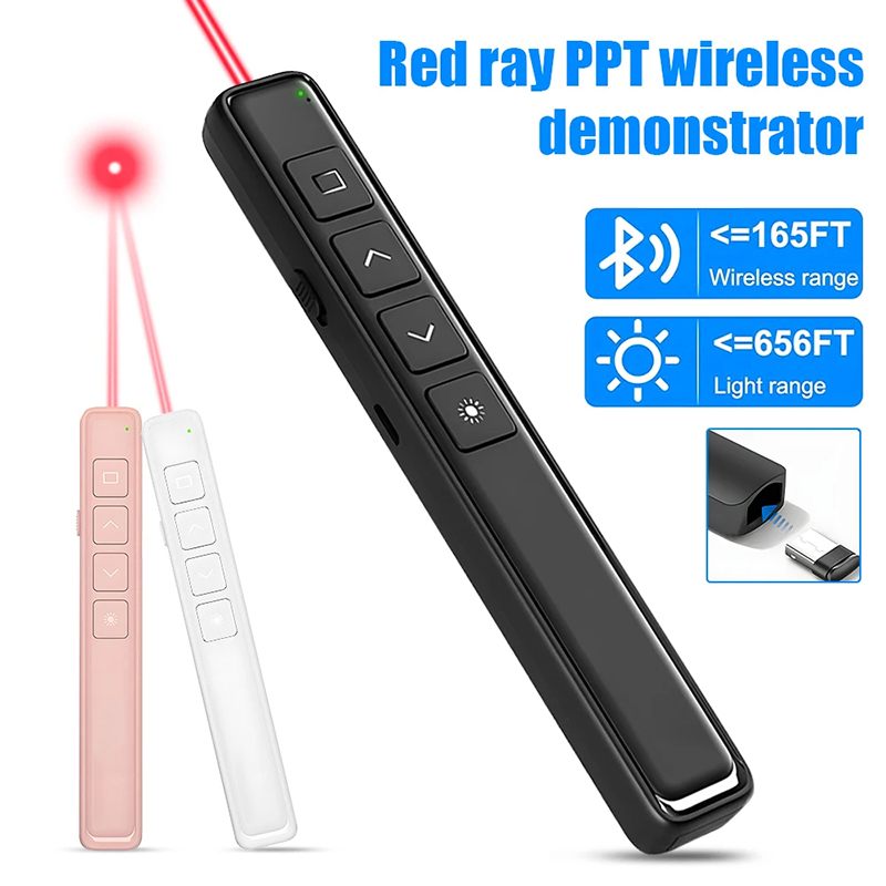 Laser Pointer Presenter - Clicker de présentation sans fil, stylo
