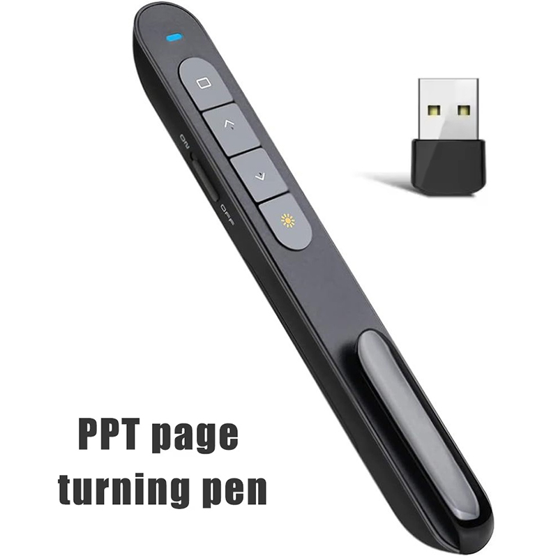 Laser Pointer Presenter - Pointeur de présentation Laser 2.4G USB,