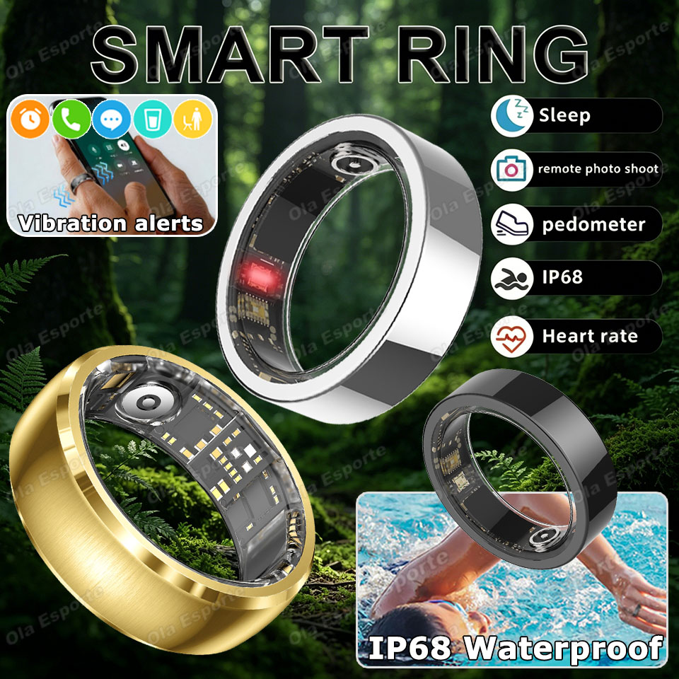 Digital Alarm Clock - Bague Intelligente Améliorée avec Rappel par