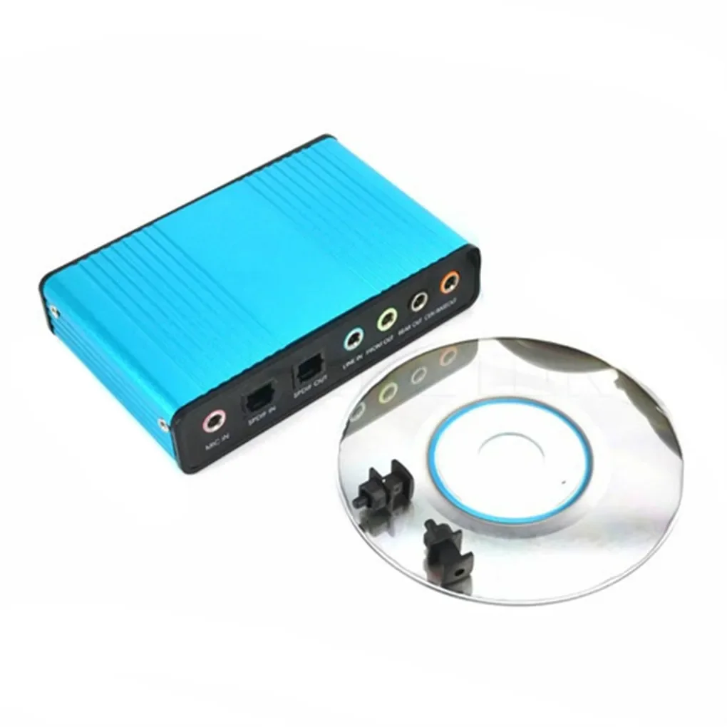 Usb Sound Card External - Carte son USB 2.0, 6 canaux,