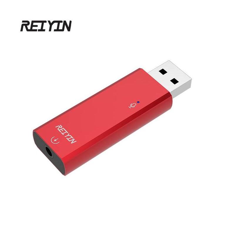 Usb Sound Card External - Reiyin-Radiateur audio USB portable, 192kHz, 24