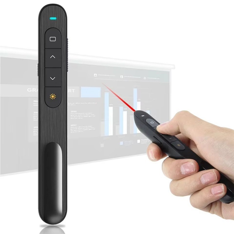 Laser Pointer Presenter - Stylo tournant de Page de présentateur