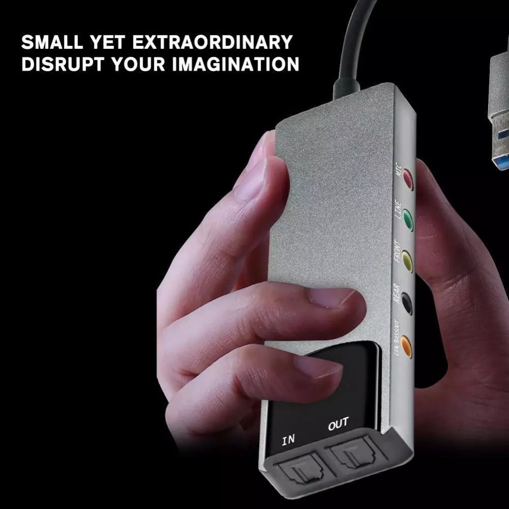 Nouvelle carte son USB 7.1 5.1 - Usb Sound Card External avis et prix
