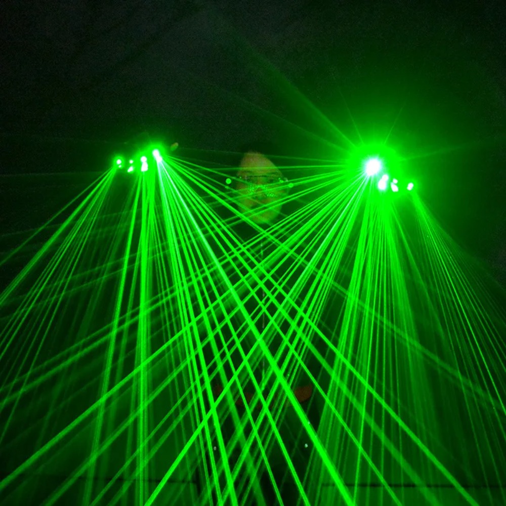 Gants Laser verts, Flash Laser - Led Gloves Music avis et prix