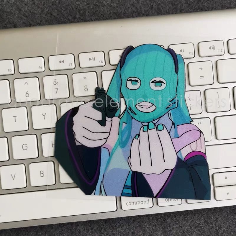 Autocollant Moto Miku Étanche  - Electronic Gift avis et prix