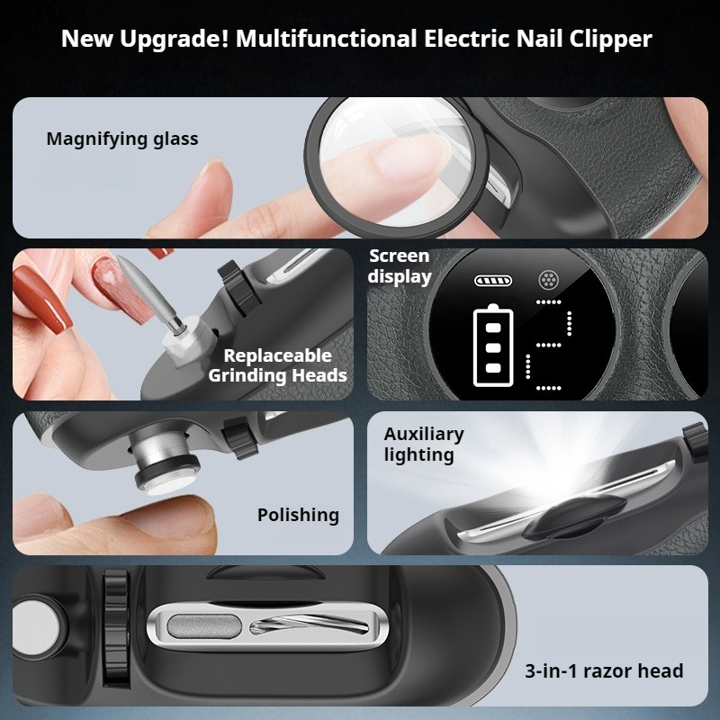 Coupe-ongles électrique 3 en 1 - Digital Magnifier Reading avis et prix
