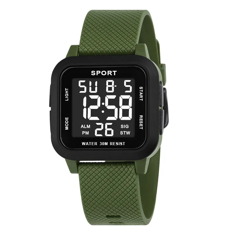Montre de sport noire pour hom - Digital Alarm Clock avis et prix