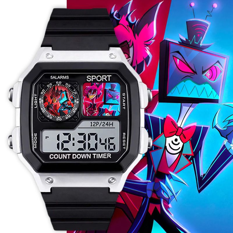 Montre numérique carrée Hazbin - Electronic Gift avis et prix