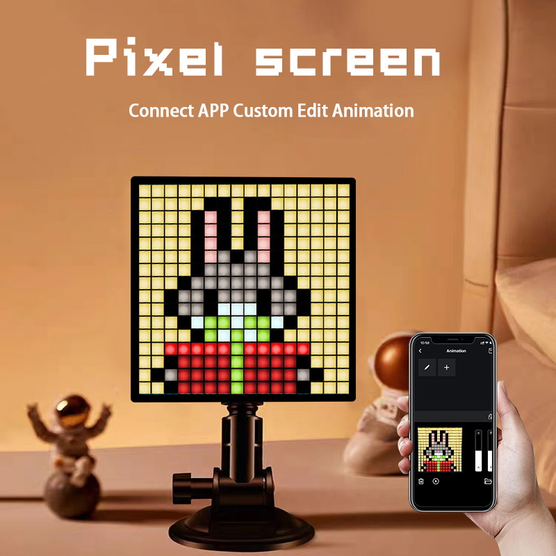 ZSQHET LED Pixel Art écran d'a - Digital Alarm Clock avis et prix