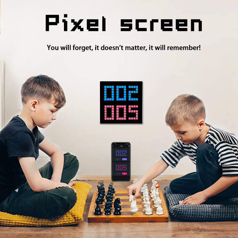 ZSQHET LED Pixel Art écran d'a - Digital Alarm Clock avis et prix