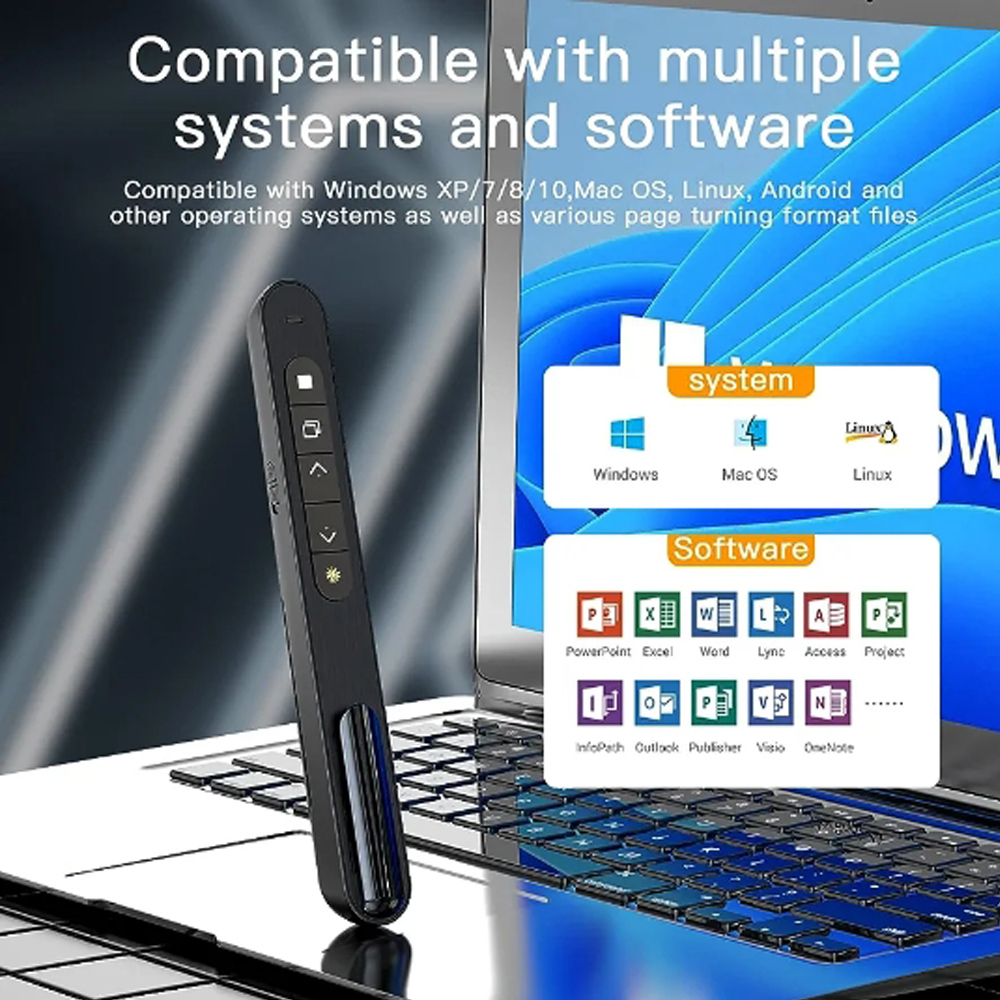 Stylo tournant de Page de prés - Laser Pointer Presenter avis et prix